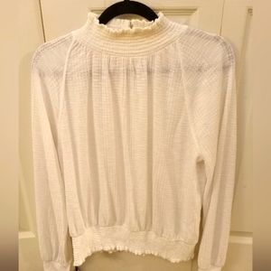 Free people M white blouse